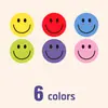 Pegatinas de Frente de Color Mixto de 2.5 cm con Expresión de Llanto Lindas para Estudiantes Niños Recompensas Fomentar Pegatinas Redondas de Sonrisa