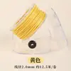 Cuerda Redonda Encerada en Caja para Manualidades Tejido a Mano Cuerda para Collar Cordón No Descolorante Cuerda de Cera para Pulsera Cadena para Colgar