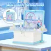 Mochila Plegable 3D Miniatura Mundo de Hielo y Nieve Libro Pop-Up Animal de Dibujos Animados Colgante Juguete de Regalo para Niños y Niñas