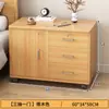 Mesita de noche con cerradura Armario de almacenamiento para dormitorio en casa Estante de almacenamiento extraíble para mesita de noche Armario pequeño de almacenamiento Nuevo estilo 2025