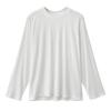Camiseta grande solta de manga comprida com gola redonda pequena da irmã Jin, estilo europeu e americano, blusa esportiva casual de ioga para mulheres