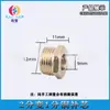 Conector de conversión de alambre interno y externo de núcleo de cobre núcleo hexagonal de latón 6 puntos a cambiar núcleo de 4 puntos reducción de diámetro especificaciones completas