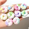 Rosquinha Estilo Chinês Criativa DIY Cola de Creme Capa de Celular Acessórios de Cabelo Presilha de Cabelo Sapato de Madeira Fivela de Sapato Acessórios Decorativos Atacado