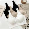 Cross-border Plus Fertilizante Plus Seamless Fixed Cup Sports Non-steel Ring Wrap Bra Vest Plus Size Beautiful Back Tube Top Mulheres