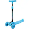 Patinete Azul com Luz Dobrável