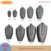 Fábrica 6 ~ 22mm plástico pet corda redonda barril fivela de tração corda invólucro dog rope manga fivela acessórios fornecimento