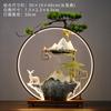 Decoración de fuente de agua corriente estilo chino, fuente de la suerte, incienso de reflujo, cerámica, escritorio, Oficina, Zen, sala de estar, regalo de inauguración