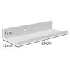 Estante de Almacenamiento de Pared con Tablero Perforado Estante de Exhibición para Dormitorio Almacenamiento para Escritorio de Estudio Tablero Colgante Universal Estante de Exhibición Colgante de Pared
