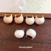Pendientes de Gota de Aceite Chapados en Oro Real Estilo Coreano para Mujer, Pendientes Versátiles de Moda Retro con Diseño Único