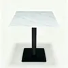 Mesa de Jantar Quadrada ou Redonda de Ardósia Comercial, Mesa de Negociação, Mesa de Ardósia, Conjunto de Mesa e Cadeiras para Restaurante, Lanchonete, Loja de Chá de Leite