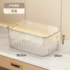 Caja de Almacenamiento de Gran Capacidad Contenedor para Snacks Organizador de Escritorio para el Hogar de Lujo Ligero de Acrílico Caja Transparente Cesta de Almacenamiento para Desorden