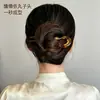 Elegante Pasador de Pelo de Acrílico en Forma de U Palillo para Recogido de Pelo de Alta Gama Nuevo Estilo Chino Artefacto para Recogido de Pelo Pasador Simple Moderno