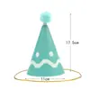 Envío Gratis Empaque Individual Sombrero de Cumpleaños Sombrero de Fiesta Sombrero Puntiagudo Sombrero de Fiesta para Bebés y Niños Sombrero para Pastel