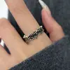 Anillo de Plata Tailandesa Flor Pájaro Incrustado con Diamantes Diseño de Nicho para Mujer Anillo de Dedo Ajustable Retro Joyería Estilo Celebridad de Internet 2026