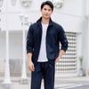Traje deportivo para hombre Primavera y Otoño Holgado talla grande Casual Sudadera para hombre de mediana edad Pantalones Ropa deportiva Conjunto de dos piezas