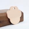 Placa de identificação de cachorro de aço inoxidável, pingente de placa de identificação de garra de cachorro, cartão de identificação de animal de estimação, material de impressão a laser colorido sem palavras