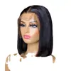 Pelucas de Cabello Humano Bob Recto Hueso 12A Vietnamita Peluca con Frontal de Encaje Set