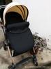 Carrito de bebé alto con paisaje, funda especial para los pies, carrito para niños, cálido y resistente al agua, grueso.