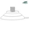 Venta Caliente Transfronteriza Ventosa de Tornillo de 32 mm Ventosa de Tuerca Transparente M4M5M6 con Rosca Longitud 6-15 mm
