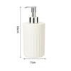Botella dispensadora de plástico simple para desinfectante de manos, loción para baño y cocina, botella con bomba de champú, en stock, 350 ml