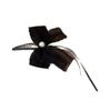 Horquilla de Perlas con Lazo de Gasa Sobredimensionado de Moda para Combinar con Todo para Mujer, para Cabello Semirrecogido, Clip Lateral para el Cabello, Clip para Flequillo Lateral