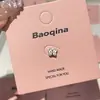 Clavos de Hueso de Oreja de Esmalte Colorido, Clavos de Titanio con Goteo de Aceite Lindos, Tornillos de Fondo Plano, Clavos Cocleares, No Necesita Quitarse los Aretes al Dormir