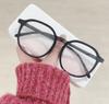 Nuevos Gafas de Color Rubor Se Pueden Usar con Lentes Graduados para Mujer, Estilo Ins, Luz Azul Anti-Luz, Gafas Sin Graduación, Aspecto Natural, Modernos, de Moda, Populares en Xiaohongshu