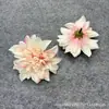 Venda Direta de Fábrica de Flores Artificiais de Dália, Grampos de Cabelo Feitos à Mão, Materiais para DIY, Caixas de Presente, Flores Decorativas, Roupas, Chapéus e Flores