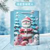 Comercio Exterior Amazon Bolsas de Regalo Navideñas Bolsas de Regalo de Retorno Bolsas Tote Creativas Bolsas de Cartulina Blanca Espesa con Asa Bolsas de Plástico Selladas para Niños