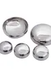 Tampão de Tubo Soldado Oval de Aço Inoxidável 304 Grau Sanitário Polimento Espelhado Interno e Externo, Plugue de Superfície Brilhante, Tampa Brilhante
