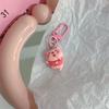 Cerdo Feliz Dibujo Animado Llavero Divertido Lindo Dulce Corazón de Niña Colgante de Cerdo Feliz Accesorios de Novia Estudiante