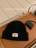 [Mi cabeza no es redonda] gorro de lana para mujer otoño e invierno engrosado cálido orejeras gorro circunferencia de cabeza grande mostrar cara pequeña gorro para el frío