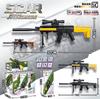 5 Yuan Modelo de Bloques de Construcción de Arma Ensamblada Rifle de Asalto Educativo para Niños Ak47 Rifle de Francotirador Equipo de Arma Juguetes Venta al por Mayor