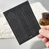 Adesivos para Manicure Francesa Vazados Designs Pintados por Spray Estrela de Cinco Pontas Cruz Laço Decorações para Unhas Venda por Atacado