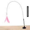 Caña de juguete para gatos con plumas, juguete autoentretenido y duradero para gatitos, juguete para mascotas, accesorios para mascotas