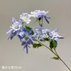 Flor de garra de gato artificial con tallos largos, diseño de flor colgante, dinámica y única, adecuada para fotografía de bodas, flores artificiales al por mayor