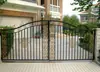 Puerta de Hierro Forjado, Puerta de Patio, Entrada Rural, Zona Residencial, Valla de Jardín, Villa, Puerta Doble Estilo Chino, Puerta de Hierro Grande para Uso Doméstico
