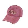 Gorra de Béisbol Japonesa de Moda para Hombre, Suave con Agujeros Lavados, Bordada con Letras, Protección Solar para Primavera y Verano, Gorra para Mujer Nueva