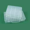 Caja de Plástico Transparente PP para Joyería, Nail Art, Cuentas, Organizador de Escritorio, Muestra Pequeña Componentes Electrónicos, Caja de Almacenamiento para Equipo de Pesca