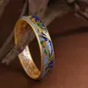 Ciervo Dorado Rey 999 Plata Pura Chapado en Oro Bambú Flor de Ciruelo Urraca en Rama Estilo Chino Pulsera de Plata Pura para Mujer Producto Nuevo
