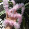 Tira de plumas planas de color directo de fábrica Tira de lana de pavo materiales de decoración manualidades regalo de Navidad DIY