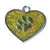 Aleación de Zinc Suministros para Mascotas Colgante de Huella Anti-Pérdida Grabado ID Placa de Identificación para Perro Etiqueta para Gato Etiqueta de Identificación Colgante Estilo Ins