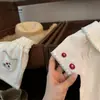 ¡Novedad de Verano Casual! Conjunto elegante de dos piezas para bebés niñas: camiseta de muñeco de tomate bordada estilo bosque y pantalones cortos