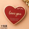 Día de San Valentín Chino Tarjeta de Carta de Amor Decoración para Pastel Vela de Oso Cuerda de Cáñamo Roja y Blanca Accesorios para Hornear y Aderezar