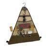 Bolsa de almacenamiento para vajilla de camping al aire libre transfronteriza, espátula para colgar, bolsa de almacenamiento para utensilios de cocina, bolsa plegable para vajilla