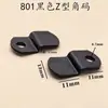 Amazon Transfronterizo Negro Tipo Z Alto y Bajo Voltaje Lámina Pintura Decorativa Panel Trasero Fijación Código de Ángulo Trapezoidal Conector de Fijación para Muebles