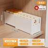 Caja de almacenamiento de artículos diversos para el hogar, cesta de almacenamiento de plástico, para dormitorio, sala de estar, refrigerio, juguetes, caja de ajuste extragrande y gruesa.
