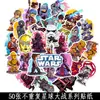 50 Unidades Adesivos Graffiti Star Wars Legais para Moto Mala de Viagem Estojo Caderno Guitarra Adesivos à Prova d'Água