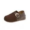 Zapatos Mary Jane Birkenstock para Mujer con Aumento Oculto de Altura Nuevo Estilo Otoño 2026 Suela Plana Velcro Mágico Zapatos Cerrados Pequeños para Aumentar Altura
