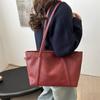 Bolso de Axila de Gran Capacidad Estilo Coreano para Mujer 2026 Nuevo Bolso Tote de Moda Tejido Personalizado de Hombro Simple de Moda